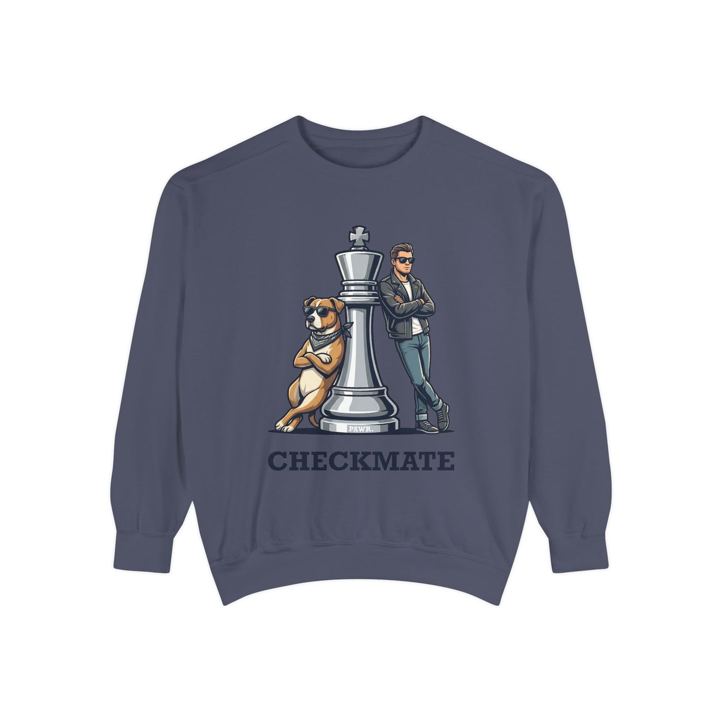 CHECKMATE Dog Dad Sweatshirt