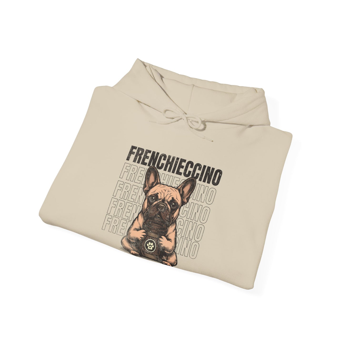 Frenchieccino Hoodie – French Bulldog Coffee Lover Hoodie