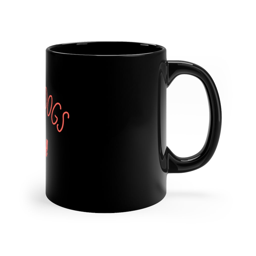 PawPaw® Saving Dogs Is Cool Black Mug - PawPawTales Mug