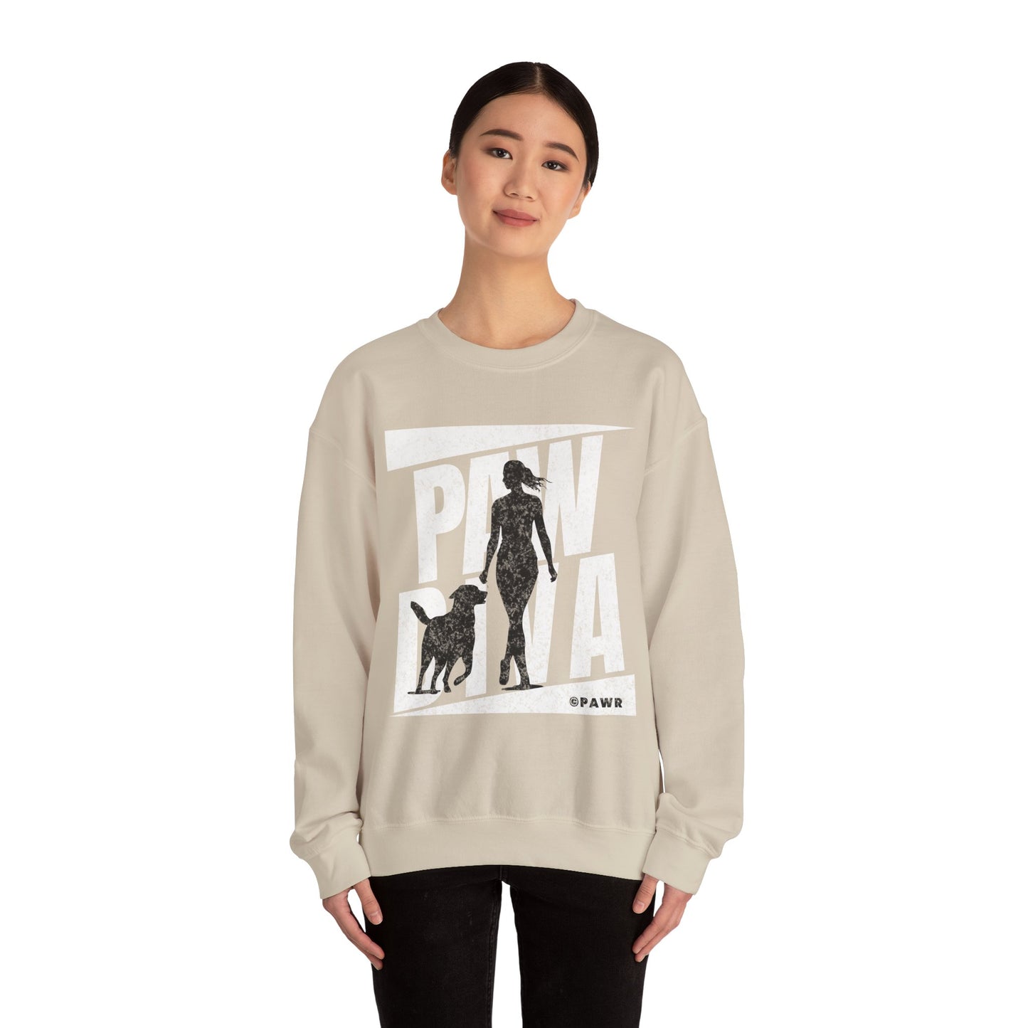 Paw Diva Dog Mom Graphic Sweatshirt