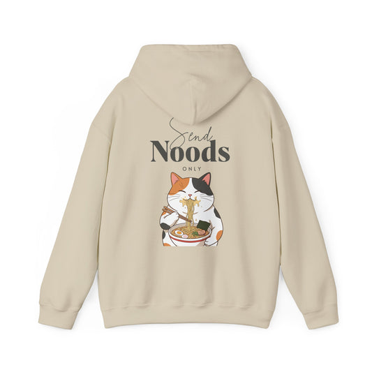 Send Noods Only Hoodie – Funny Cat Ramen Sweatshirt