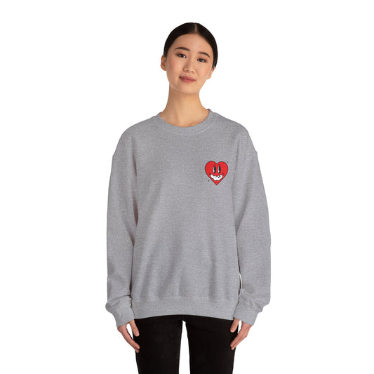 Smiley Heart Dog Lover Sweatshirt