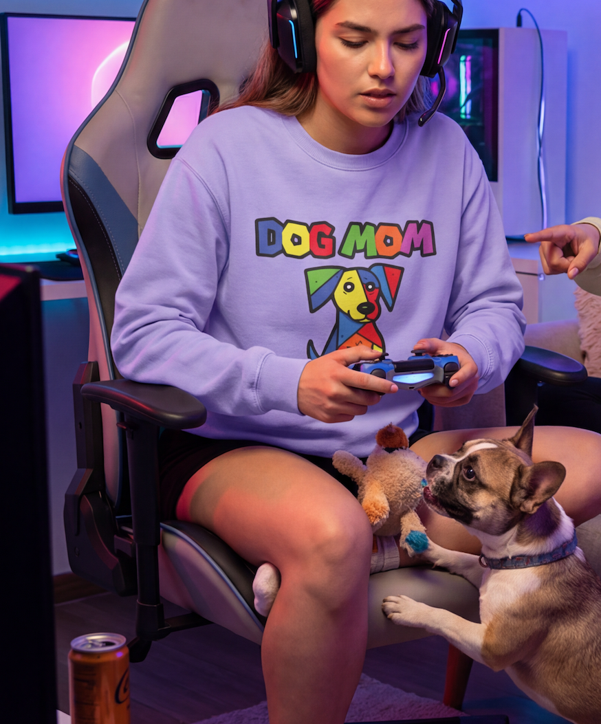 Dog Mom Retro Gamer Edition