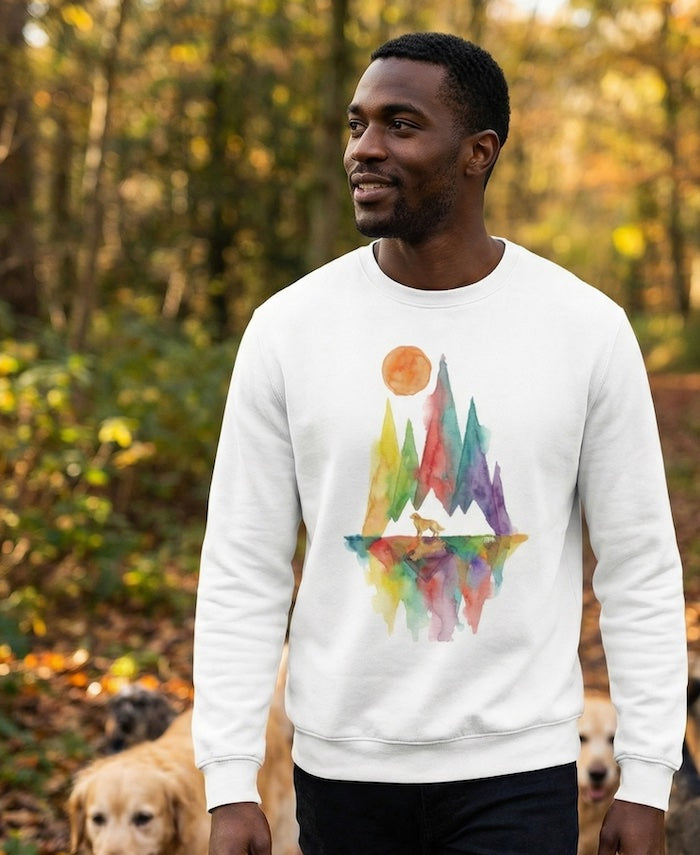 Watercolor Dog Sweatshirt