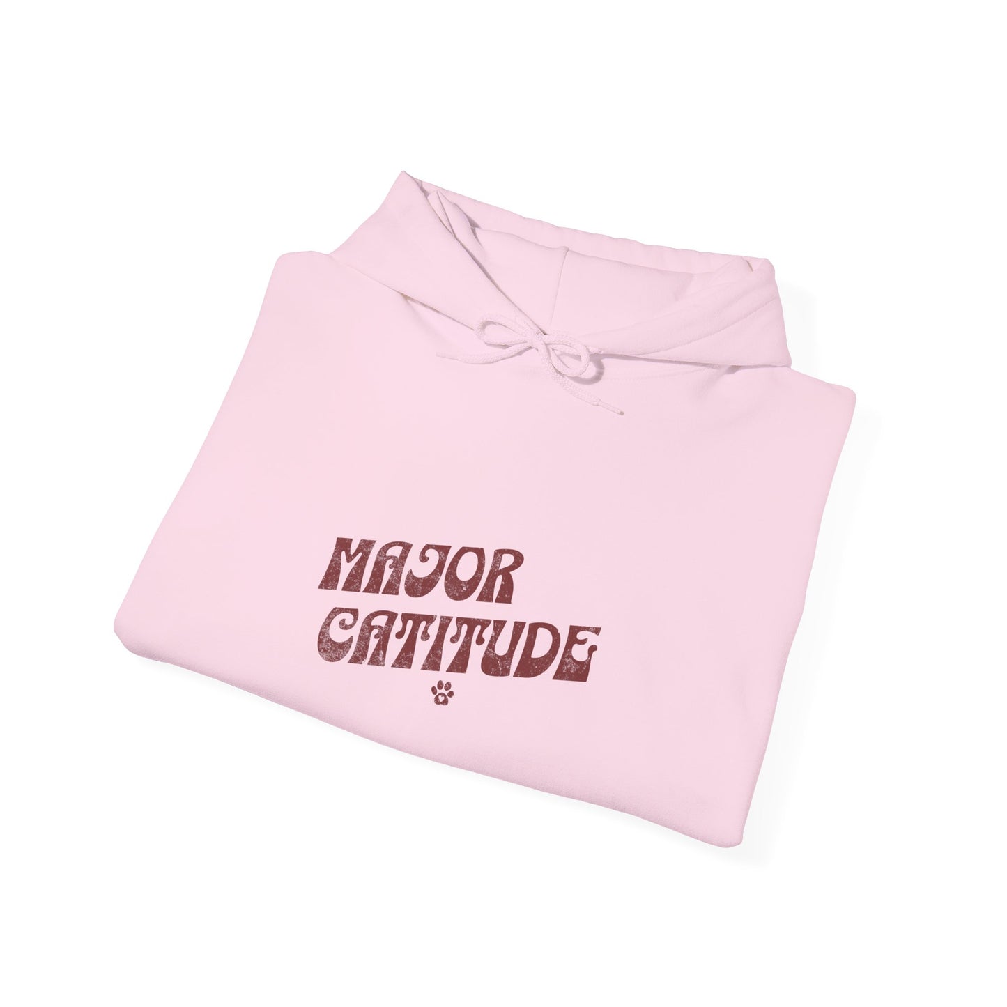 Major Cattitude Hoodie – Funny Cat Lover Sweatshirt for Pet Parents