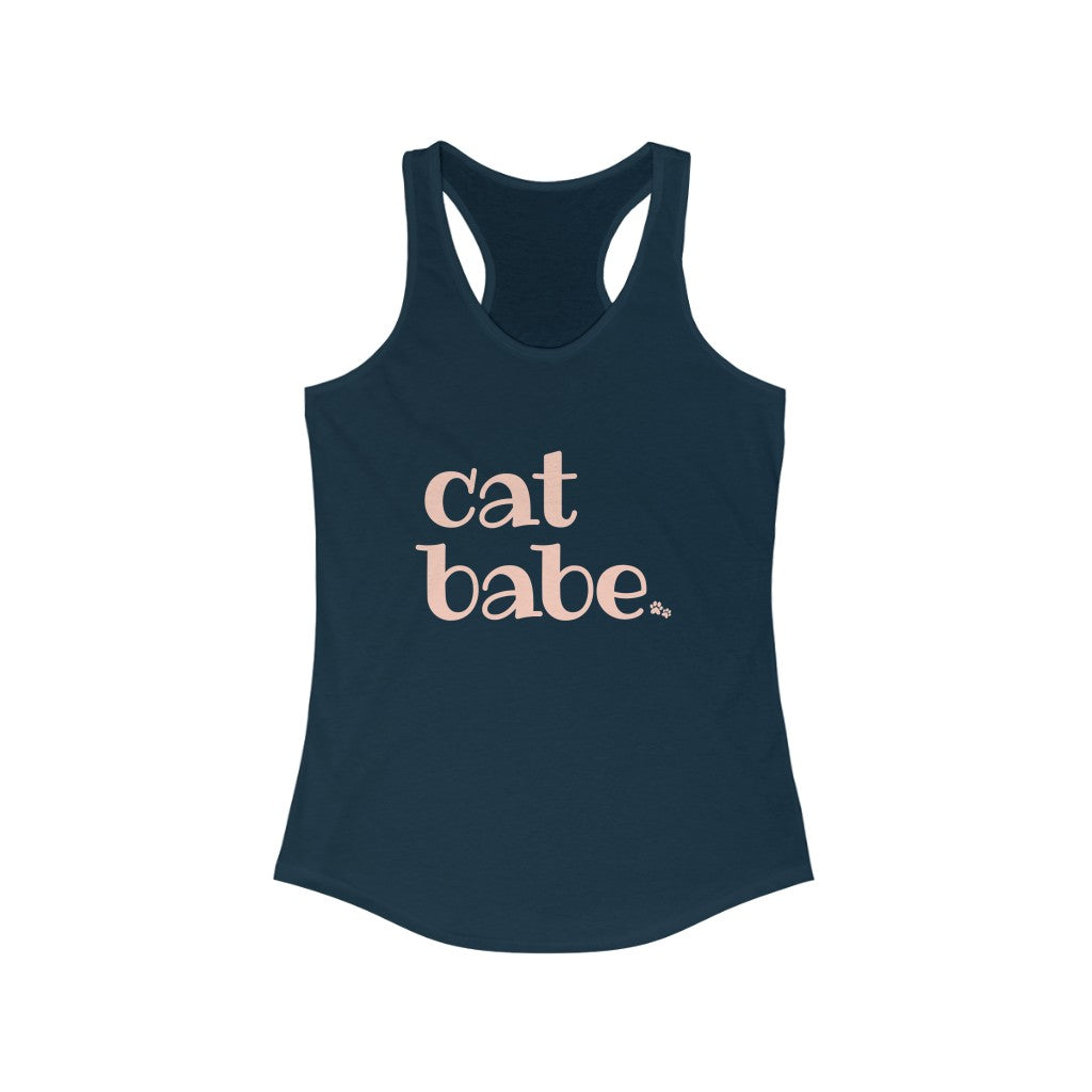 Cat Babe Racerback Tank