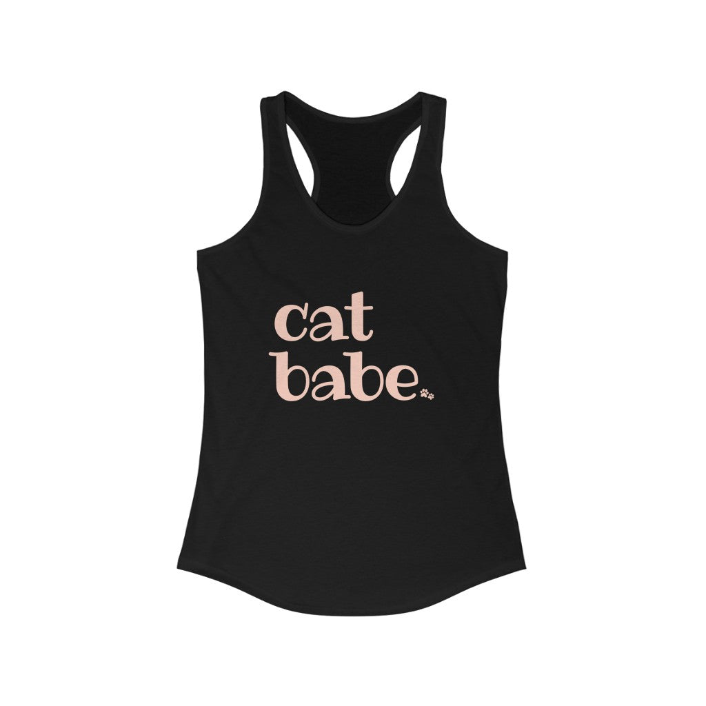 Cat Babe Racerback Tank