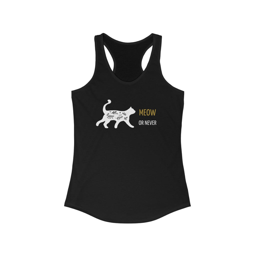 Paw Paw Meow or Never Racerback Tank - PawPawTales Tank Top